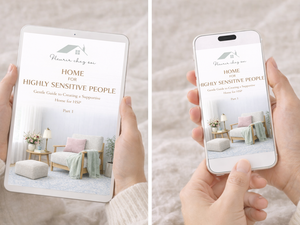 Calming Home Guide for Highly Sensitive People – Supportive Interior Design (PDF, EN Version)